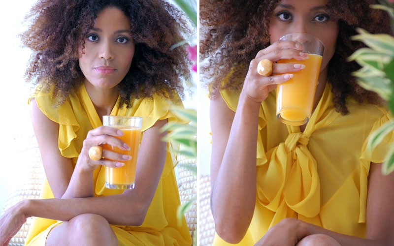 The Global Girl Healthy Living: Ndoema shares her orange juice fast secrets.